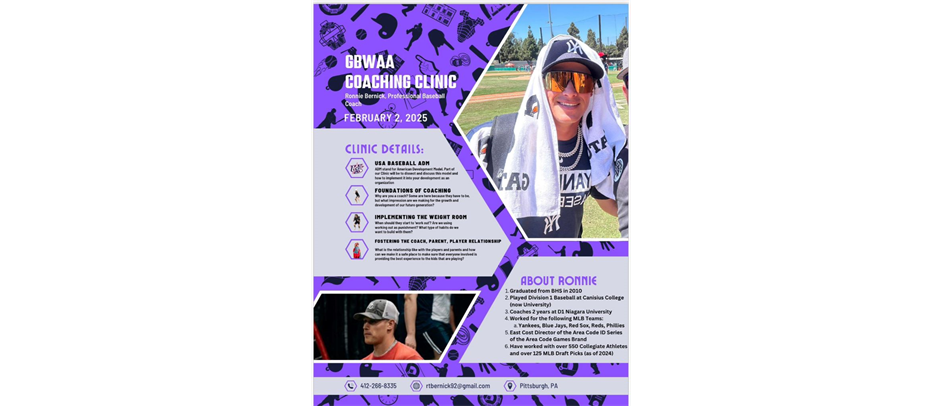 Baseball Coaches Clinic